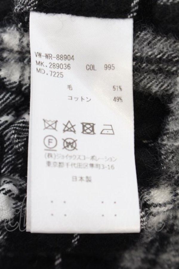 画像5: ヴィヴィアンウエストウッド MAN 中古 / リンクルチェック ビッグシャツ 46 ブラック×ホワイト  O-24-09-15-020-bl-IG-ZY (5)