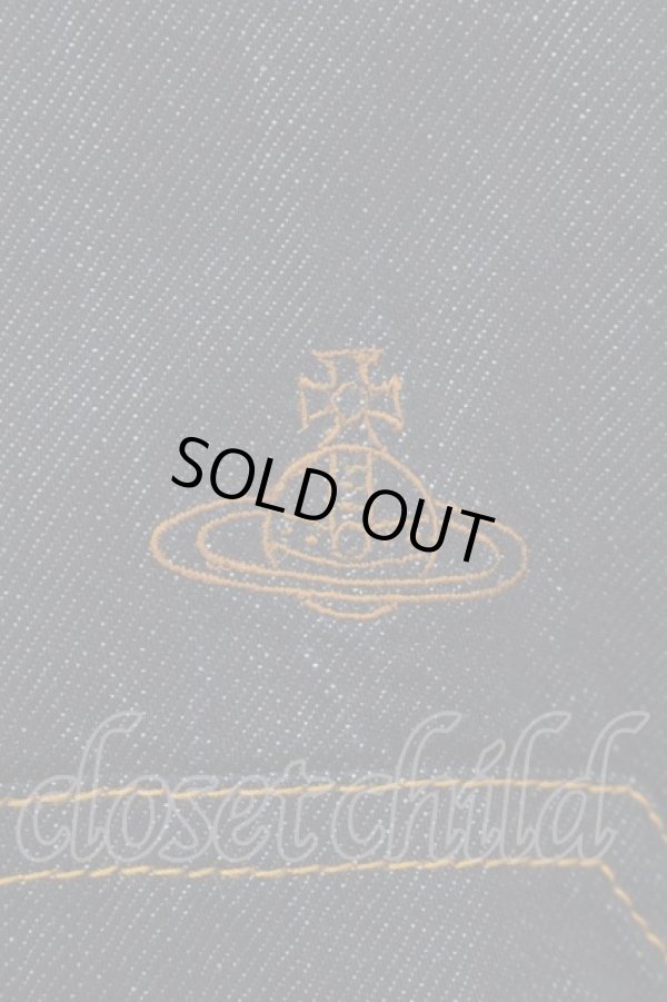 画像2: ヴィヴィアンウエストウッド MAN 中古 / LARS デニムシャツ 48 インディゴ  O-24-09-15-004-bl-IG-OS (2)