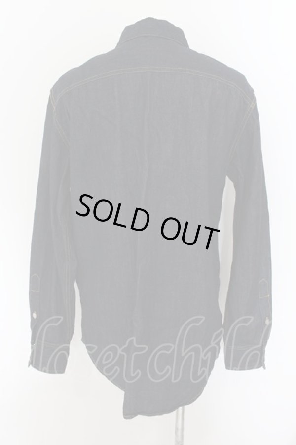 画像4: ヴィヴィアンウエストウッド MAN 中古 / LARS デニムシャツ 48 インディゴ  O-24-09-15-004-bl-IG-OS (4)