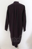 画像3: ヴィヴィアンウエストウッド MAN 中古 / バンドカラーチュニックロングシャツ F ネイビーｘワイン  O-24-09-15-017-bl-YM-OS (3)