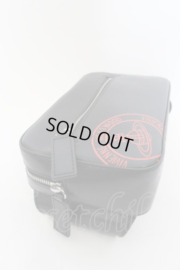 画像2: ヴィヴィアンウエストウッド MAN 中古 / KENT バムバッグ  ブラック×レッド  O-24-09-22-041-ba-IG-OS (2)