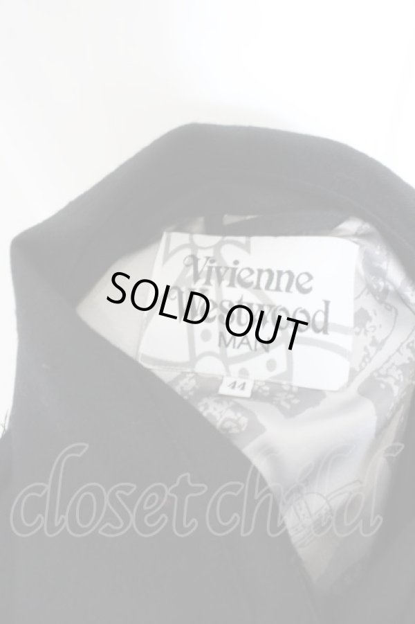 画像5: ヴィヴィアンウエストウッド MAN 中古 / エスニックショートケープ 44 ブラック  O-24-09-22-001-jc-YM-OS (5)