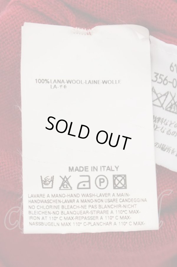 画像6: ヴィヴィアンウエストウッド 中古 / カラーオーブ刺繍カーディガン M レッド  O-24-10-13-028-to-YM-OS (6)