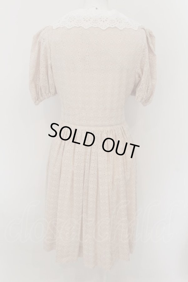 画像4: ヴィヴィアンウエストウッド 中古 / エンブロイダリーレースドレス  ピンク  O-24-10-13-033-op-IG-OS (4)