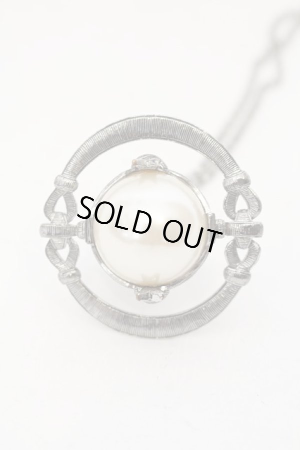 画像3: ヴィヴィアンウエストウッド 中古 / グログランジャイアントパールネックレス  シルバー×パール  O-24-10-13-074-nl-IG-OS (3)