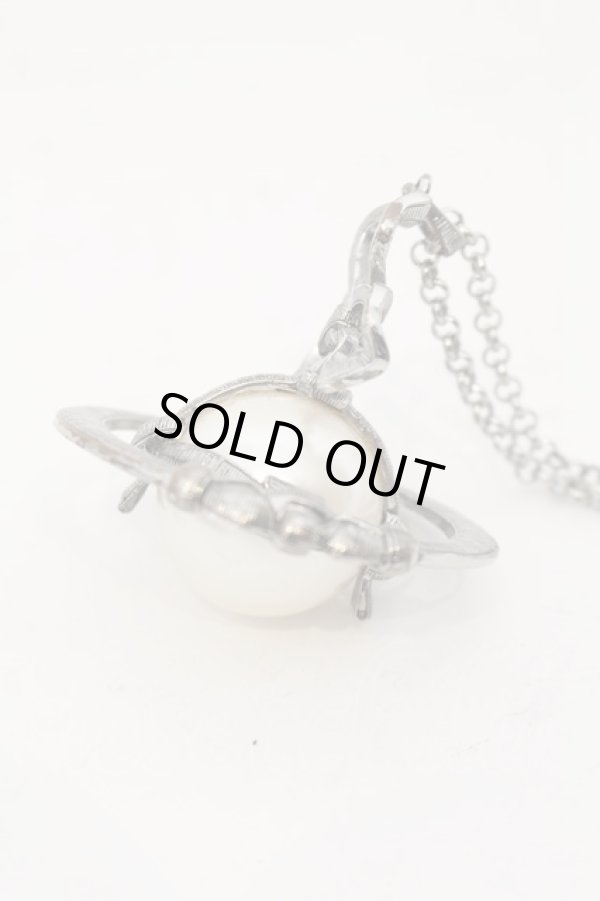 画像4: ヴィヴィアンウエストウッド 中古 / グログランジャイアントパールネックレス  シルバー×パール  O-24-10-13-074-nl-IG-OS (4)