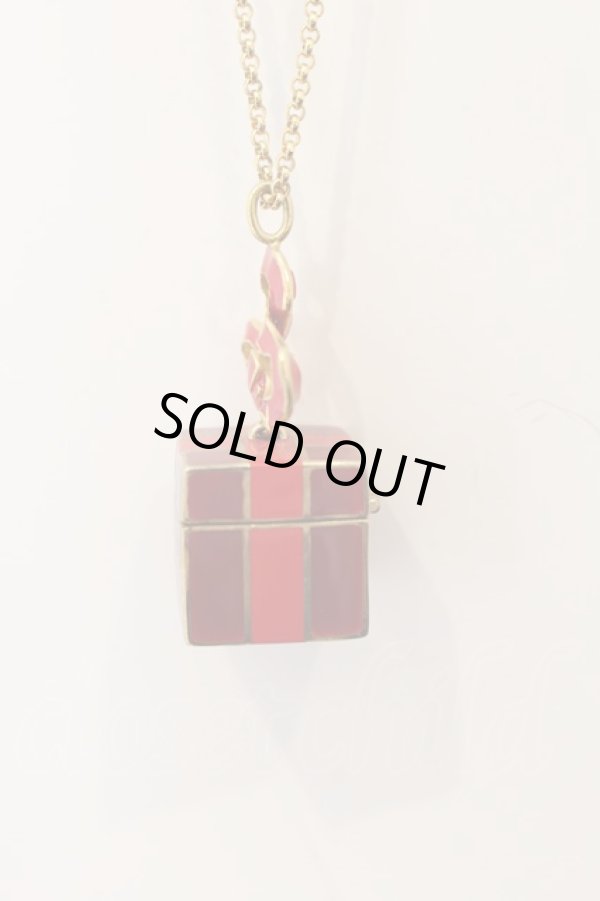 画像3: ヴィヴィアンウエストウッド 中古 / PRESENT LOCKET ペンダント  レッド×ゴールド  O-24-10-13-077-nl-IG-OS (3)