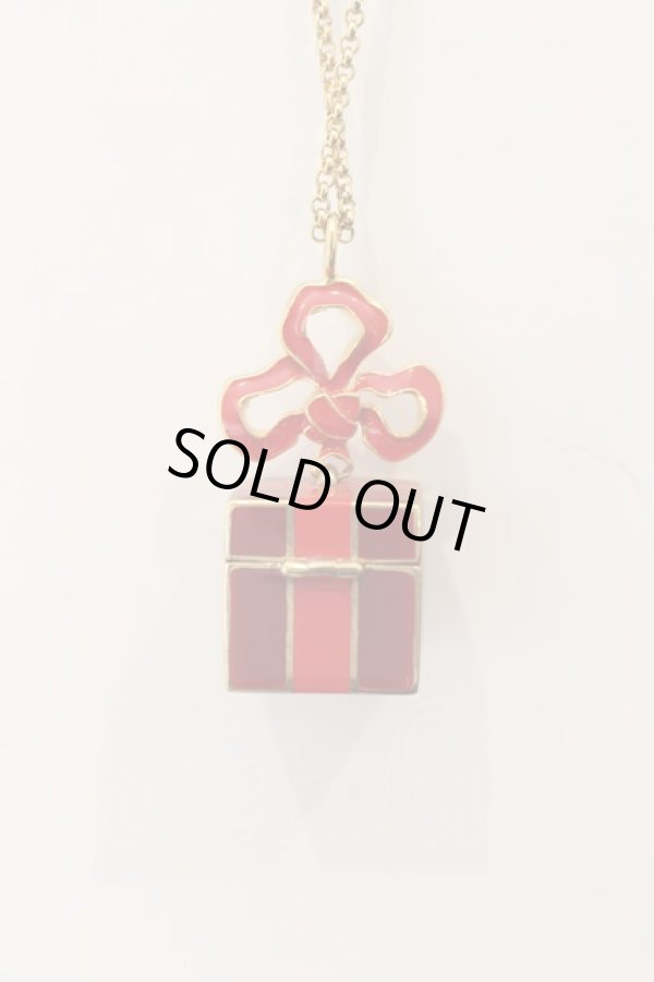 画像4: ヴィヴィアンウエストウッド 中古 / PRESENT LOCKET ペンダント  レッド×ゴールド  O-24-10-13-077-nl-IG-OS (4)