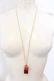 画像5: ヴィヴィアンウエストウッド 中古 / PRESENT LOCKET ペンダント  レッド×ゴールド  O-24-10-13-077-nl-IG-OS (5)
