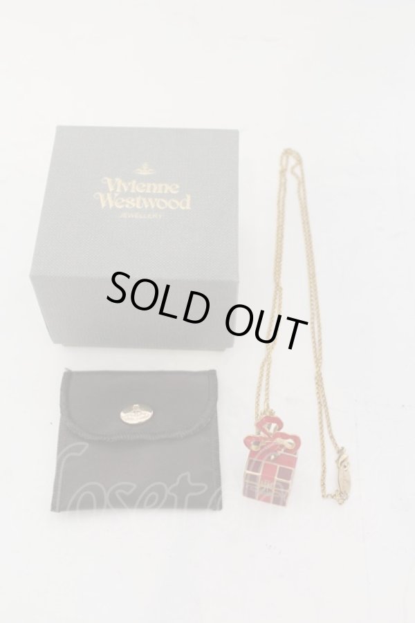 画像7: ヴィヴィアンウエストウッド 中古 / PRESENT LOCKET ペンダント  レッド×ゴールド  O-24-10-13-077-nl-IG-OS (7)