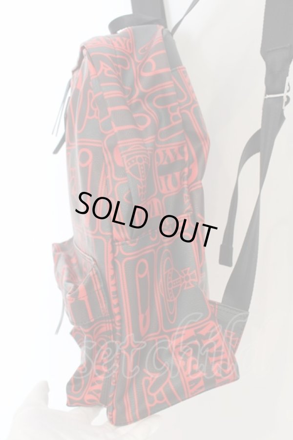 画像2: ヴィヴィアンウエストウッド MAN 中古 / TAGSメンズリュック  レッド  O-24-10-13-085-ba-IG-ZY (2)