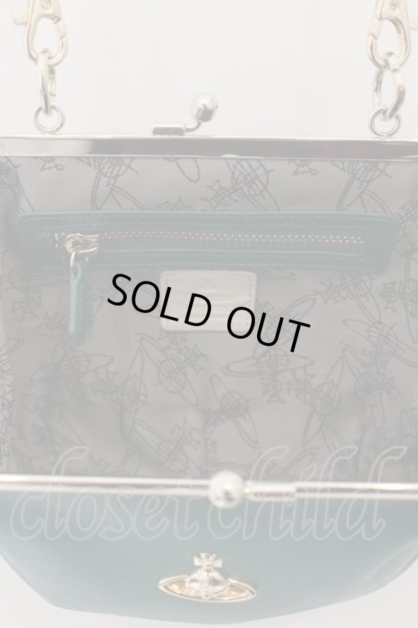 画像5: ヴィヴィアンウエストウッド 中古 / FRAME PURSEチェーンショルダーバッグ  グリーン  O-24-10-13-089-ba-YM-OS (5)