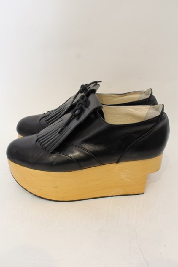 画像3: ヴィヴィアンウエストウッド 中古 / ロッキンホースゴルフ アウトソール訳26cm ブラック  O-24-10-13-123-sh-IG-ZI (3)