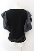 画像4: ヴィヴィアンウエストウッド 中古 / 切リ替エスリーブコットントップス 00 ブラックｘチャコール  O-24-12-15-031-to-YM-OS (4)