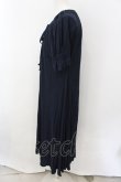 画像2: ヴィヴィアンウエストウッド 中古 / リネン混シャーリング襟ワンピース 2 ネイビー  O-24-12-15-033-op-YM-OS (2)