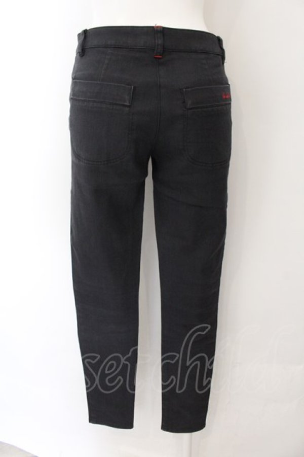 画像2: ヴィヴィアンウエストウッド 中古 / コットンストレッチスキニーデニムパンツ 1 ブラック  O-24-12-15-044-pa-YM-ZH (2)