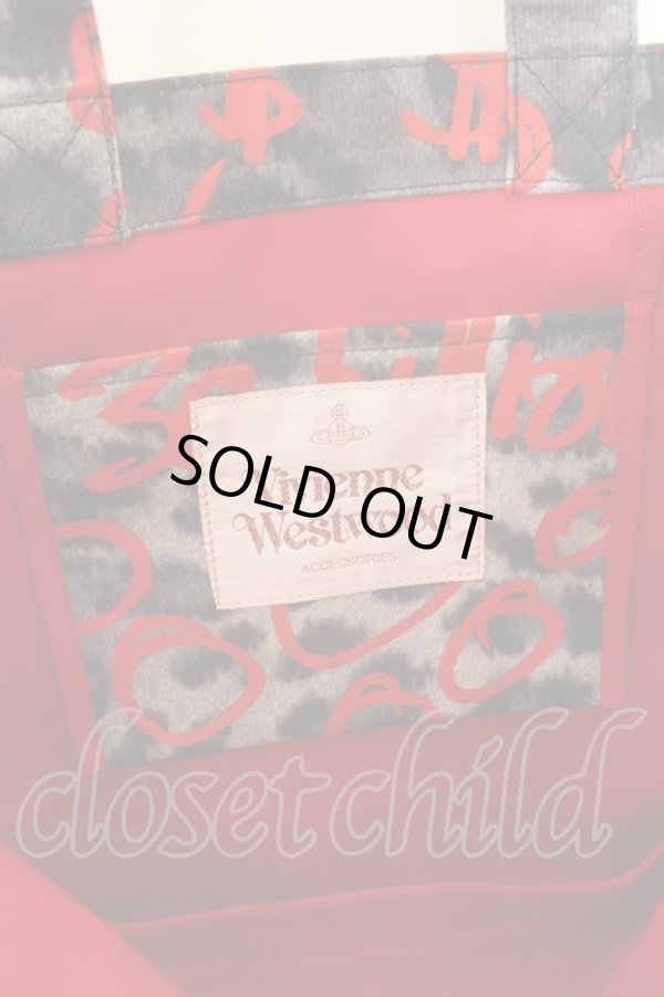 画像4: ヴィヴィアンウエストウッド 中古 / $ 30BLILLIONトートバッグ  グレー  O-24-12-15-050-ba-IG-OS (4)