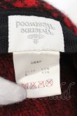 画像6: ヴィヴィアンウエストウッド 中古 / オーブパッチアンゴラウールベレー帽 S-M レッド  O-24-12-15-071-ha-YM-OS (6)