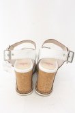 画像4: ヴィヴィアンウエストウッド 中古 / WEDGE SANDAL サンダル 38（約24cm) ホワイト  O-24-12-15-077-sh-YM-OS (4)