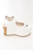画像5: ヴィヴィアンウエストウッド 中古 / WEDGE SANDAL サンダル 38（約24cm) ホワイト  O-24-12-15-077-sh-YM-OS (5)