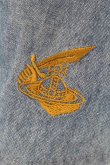画像2: ANGLOMANIA 中古 / デニムラブシャツ 40 ブルー系  O-24-12-15-002-bl-OD-OS (2)