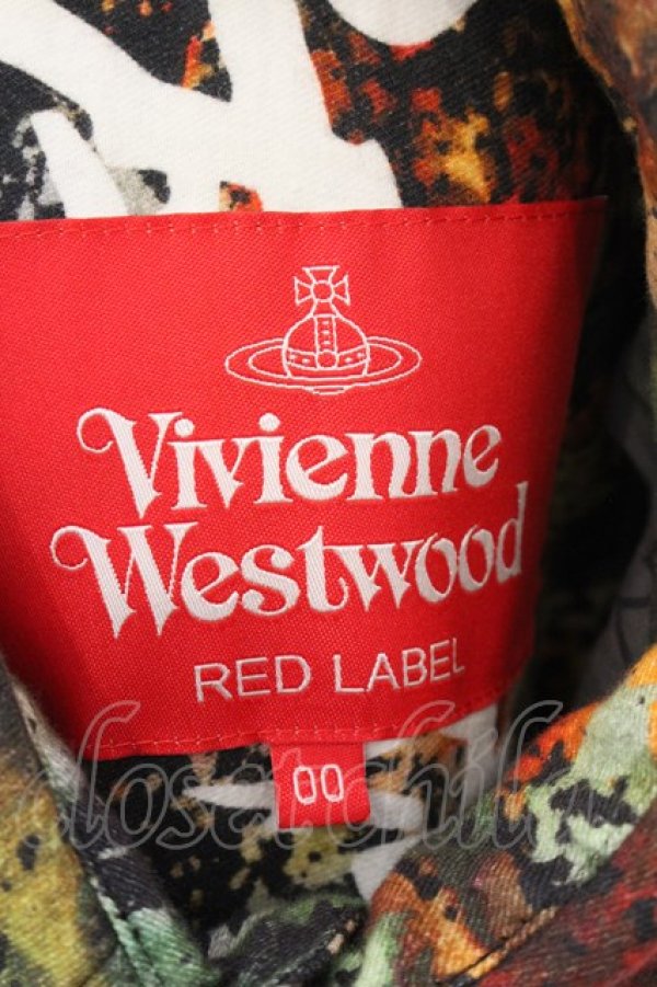 画像4: ヴィヴィアンウエストウッド 中古 / FREEDOM FIGHTER FLOWER 中綿ブルゾン 00 マルチ  O-24-12-15-016-jc-YM-ZH (4)