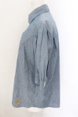 画像3: ANGLOMANIA 中古 / デニムラブシャツ 40 ブルー系  O-24-12-15-002-bl-OD-OS (3)