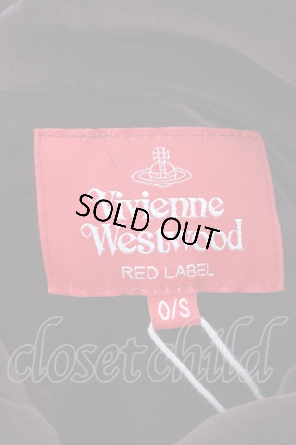 画像4: ヴィヴィアンウエストウッド 中古 / 貫八別珍ハートブルゾン 0S ワインｘレッド  O-24-12-15-017-jc-YM-OS (4)