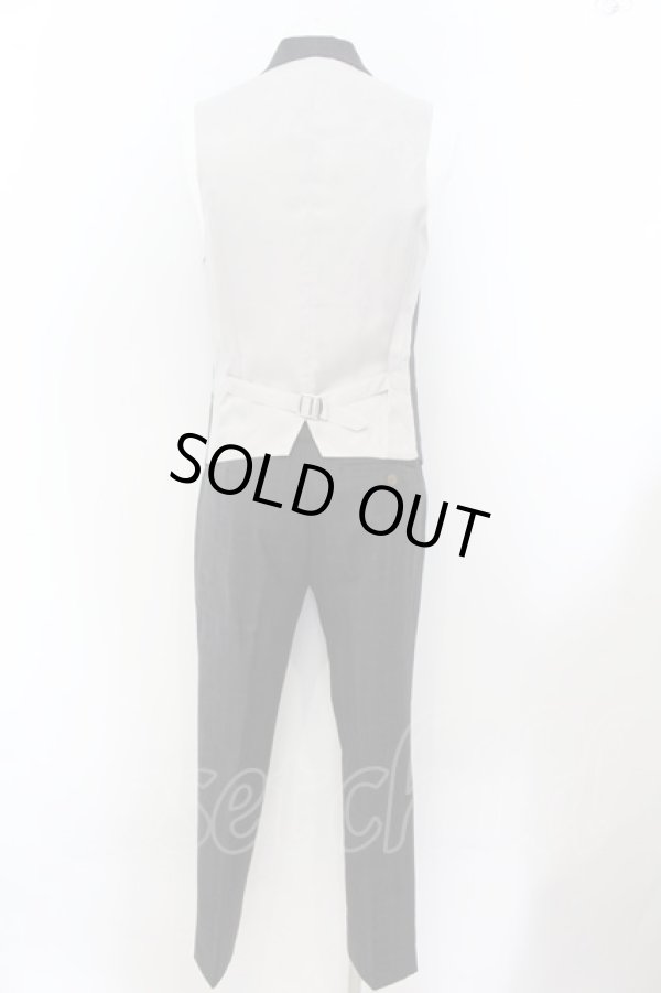 画像5: ヴィヴィアンウエストウッド MAN 中古 / 2Bチェック3ピースセットアップ 44 グレー  O-24-10-27-003-su-YM-OS (5)