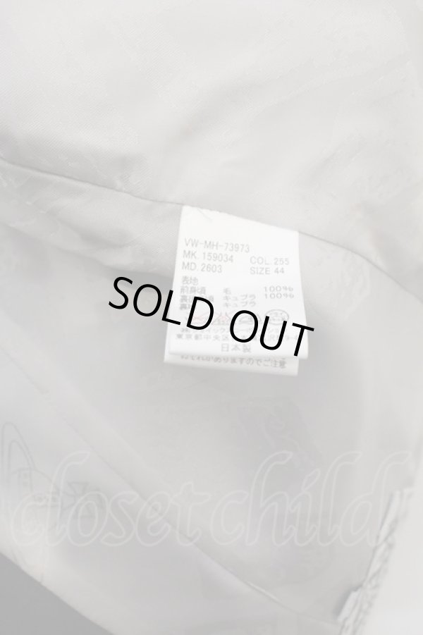 画像8: ヴィヴィアンウエストウッド MAN 中古 / 2Bチェック3ピースセットアップ 44 グレー  O-24-10-27-003-su-YM-OS (8)