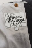 画像10: ヴィヴィアンウエストウッド MAN 中古 / 2Bチェック3ピースセットアップ 44 グレー  O-24-10-27-003-su-YM-OS (10)