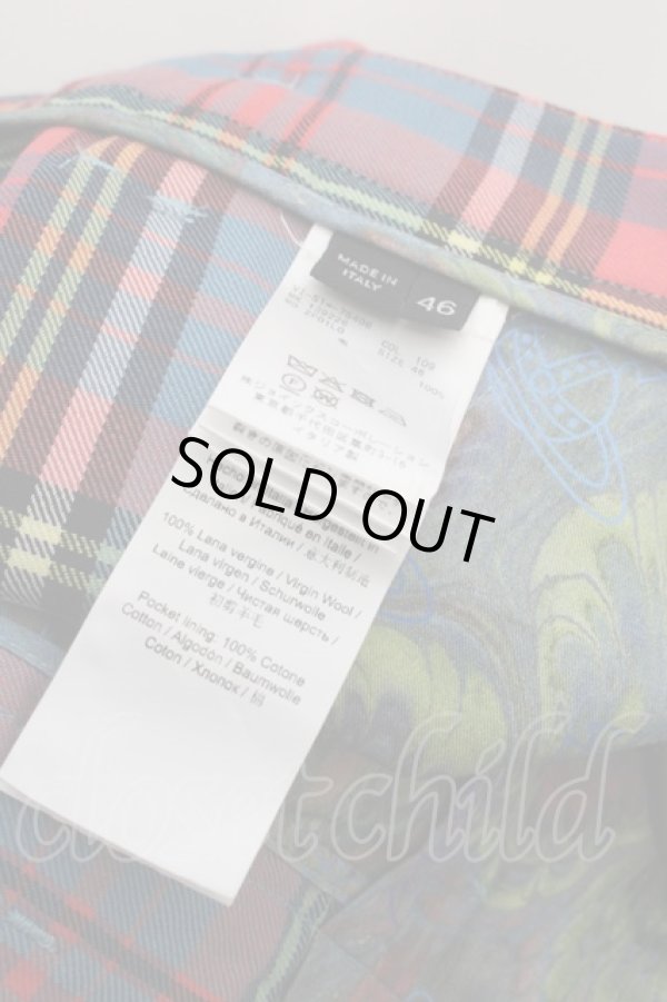 画像7: ヴィヴィアンウエストウッド MAN 中古 / マックアンディタータントラウザーズパンツ 46 マックアンディタータン  O-24-10-27-001-pa-IG-OS (7)