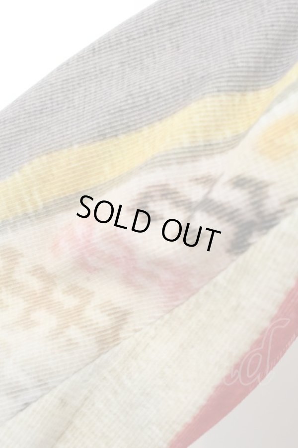 画像4: ANGLOMANIA 中古 / コーデュロイアルコホリックジャケット 42 アイボリー×マルチ  O-24-10-27-012-jc-IG-OS (4)