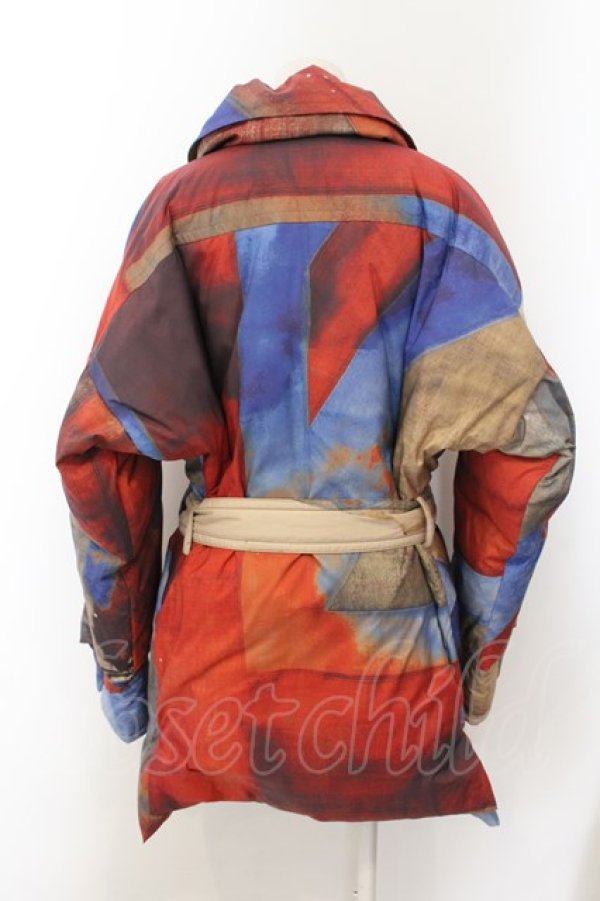 画像4: ヴィヴィアンウエストウッド 中古 / ユニオンジャック転写ptダウンコート O/S マルチ  O-24-10-27-015-co-IG-ZH (4)