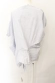 画像2: ヴィヴィアンウエストウッド 中古 / コットンストライプスクエアシャツ L サックス  O-24-11-17-027-bl-YM-ZY (2)
