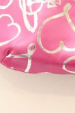 画像4: ヴィヴィアンウエストウッド 中古 / SCRIBBLE HEARTS METALLIC 口金 ガマ口ショルダーバッグ  ピンク  O-24-11-17-037-ba-IG-ZH (4)
