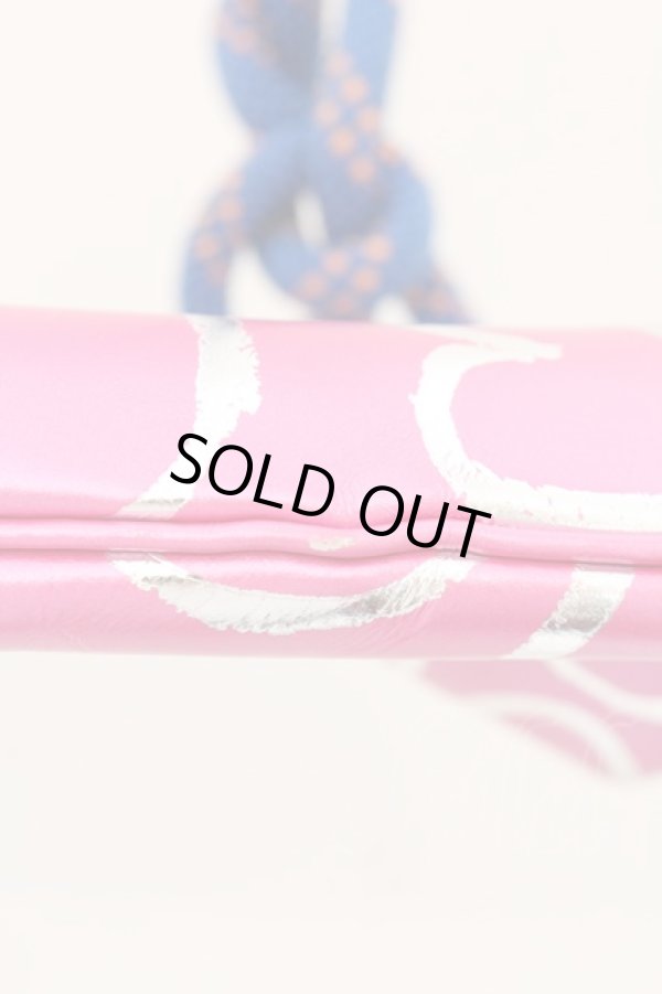 画像5: ヴィヴィアンウエストウッド 中古 / SCRIBBLE HEARTS METALLIC 口金 ガマ口ショルダーバッグ  ピンク  O-24-11-17-037-ba-IG-ZH (5)