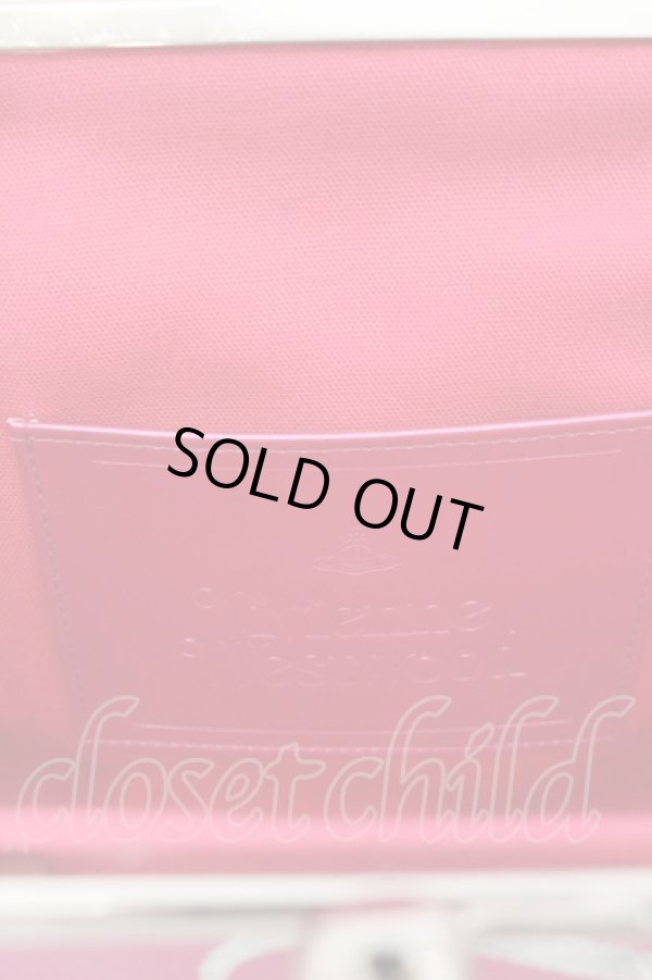 画像7: ヴィヴィアンウエストウッド 中古 / SCRIBBLE HEARTS METALLIC 口金 ガマ口ショルダーバッグ  ピンク  O-24-11-17-037-ba-IG-ZH (7)