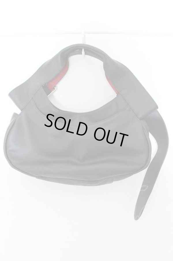 画像2: ヴィヴィアンウエストウッド 中古 / パンクハンドバッグM  ブラック×レッド  O-24-11-17-039-ba-IG-ZH (2)