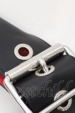 画像3: ヴィヴィアンウエストウッド 中古 / パンクハンドバッグM  ブラック×レッド  O-24-11-17-039-ba-IG-ZH (3)