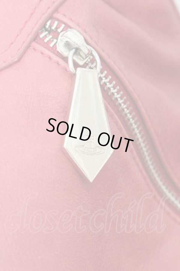 画像4: ヴィヴィアンウエストウッド 中古 / チェルシーシングルショルダーバッグ  レッド  O-24-11-17-044-ba-YM-ZH (4)