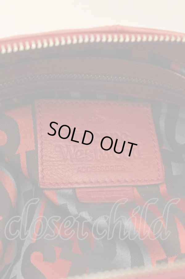 画像8: ヴィヴィアンウエストウッド 中古 / チェルシーシングルショルダーバッグ  レッド  O-24-11-17-044-ba-YM-ZH (8)