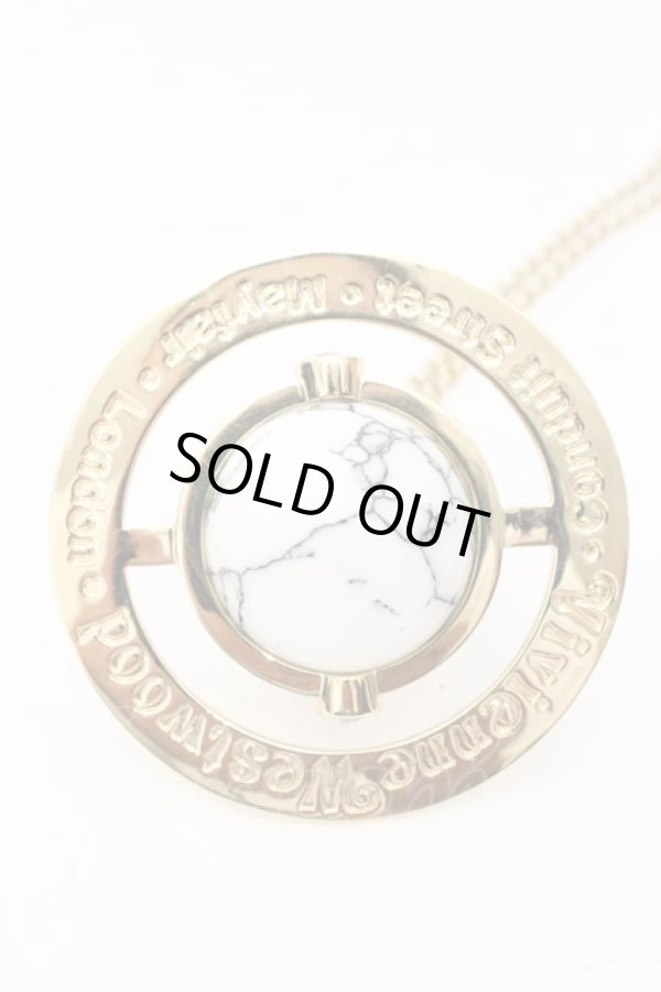 画像4: ヴィヴィアンウエストウッド 中古 / GIANT ORB PENDANT【HOWLITE】  ゴールド  O-24-11-17-063-nl-IG-OS (4)