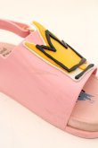 画像4: ヴィヴィアンウエストウッド×Melissa / MINI BEACH SLIDE サンダル（Kids) 15.5cm ピンク  O-24-11-17-069-sh-YM-ZH (4)
