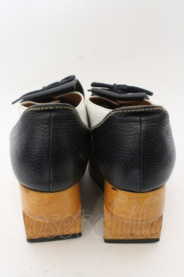 画像3: ヴィヴィアンウエストウッド 中古 / ロッキンホースゴルフ 4 (アウトソール約25cm) ホワイト×ブラック  O-24-11-17-073-sh-IG-ZH (3)