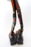 画像3: ヴィヴィアンウエストウッド 中古 / ウィンタータータンロングブーツ 36（アウトソール約26cm） グリーン×ブラック  O-24-11-17-074-sh-IG-ZH (3)
