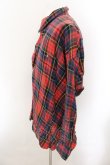 画像3: ヴィヴィアンウエストウッド MAN 中古 / カオスチェックシャツ 44 レッド  O-24-11-17-078-bl-YM-ZH (3)