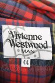 画像5: ヴィヴィアンウエストウッド MAN 中古 / カオスチェックシャツ 44 レッド  O-24-11-17-078-bl-YM-ZH (5)