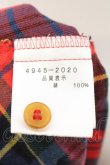画像6: ヴィヴィアンウエストウッド MAN 中古 / カオスチェックシャツ 44 レッド  O-24-11-17-078-bl-YM-ZH (6)