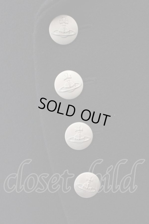 画像2: ヴィヴィアンウエストウッド MAN 中古 / ヒストリカルメルトンコート 44 ブラック  O-24-11-17-084-co-YM-OS (2)